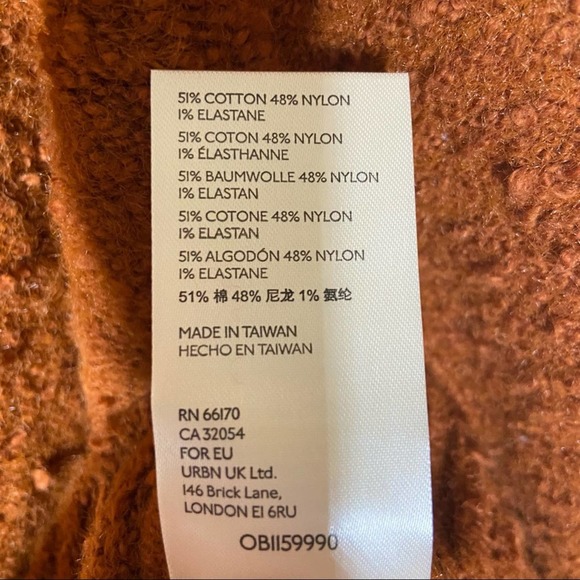 Free People Reverie V-Neck Sweater Burnt Butter - Picture 5 of 6